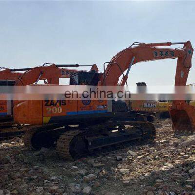 Perfect condition hitachi used excavator crawler hydraulic digger zx200-3 zx200-5 zx200-6 for sale