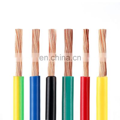 BVR Oxygen free copper Multicore core wire PVC Flame Retardant wire Electric cable AWG electrique cable