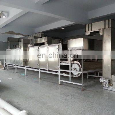 Continuous Automatic Cocoa Chestnut Peanut Cashew Nut Roasting Machine