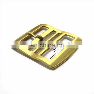 China Supplier Customized Cheap Blank Solid Brass 40mm Pin Belt Buckles Wholesale photo-2