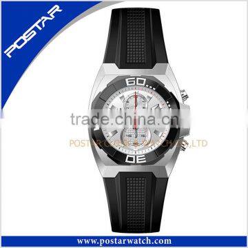 Chronograph Stainless Steel Quartz Wrist Watch