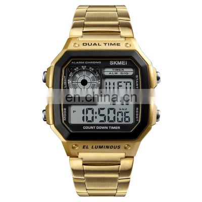 1335 designer watch skmei single digital original gold watches