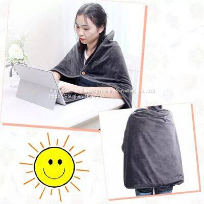 HOT SALE Electric Blanket/ USB Shawl Electric Blanket/ USB Electric Heating Small Blanket/ USB Electric Heating Cloak/ Portable Electric Heating Shawl//