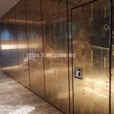 Guangdong Foshan Factory Direct Move Partition Hotel Movable Partition photo-3