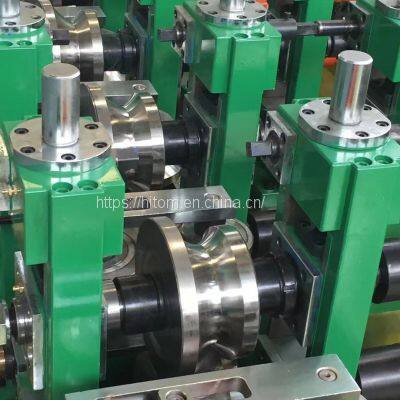 ERW Carbon Galvanized Steel Straight Seam Welded Tube Manufacturing Machine