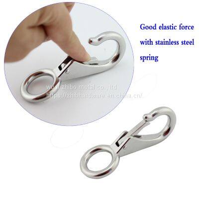 Marine Hardware 304/316 Stainless Steel Fixed Eye Snap Hook photo-2