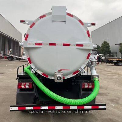 SHACMAN 10 Cbm Sewage Suction Truck With High Pressure Cleaning for Sale