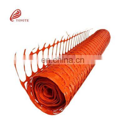 construction material orange barrier mesh fence HDPE plastic safety warning barrier for building