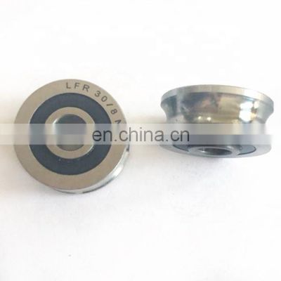 LFR30/8NPP LFR30/8KDD U groove track roller bearing LFR 30/8 guide wheel pulley bearing