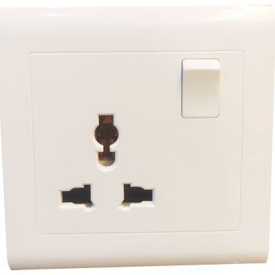 Single Pole 13A UK Socket With Switch photo-2