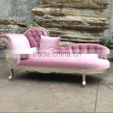 chseterfield pink leather wooden lounge living room sofa