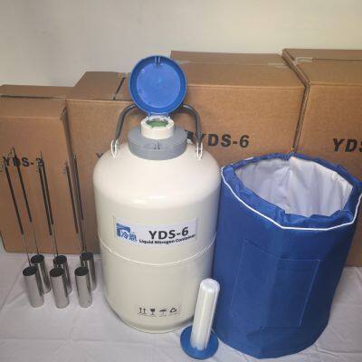 Liquid Nitrogen Tank of Cryopreservation Animal Semen Apply to Agriculture Husbandry 6L photo-3