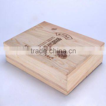 antique design hot sale luxury wooden tea box with lining