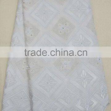 2016 latest design african lace fabric swiss voile J560-4