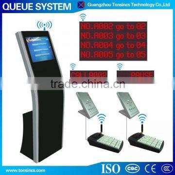 Banking Complete 19" Wireless Customer Flow Queue Management System