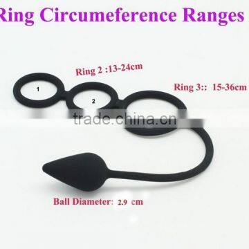 2016 High quality food grade silicone male sex toys anal plug custom butt plug For gays