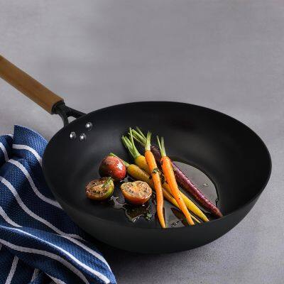 Traditional Chinese Iron Pot Lightweight Cast Iron Wok