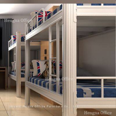 Space Saving Bed with High Frame HG-BB009 with Non-slip Ladder |1.2m/1.5m Bunk Bed Ideas for Small Rooms & Hostel Accommodation