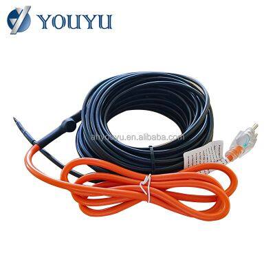 CE Certified Heat Cable for Freeze Protection Underfloor Heating Copper Conductor Trace Cable Pipes for Roof Industrial Use