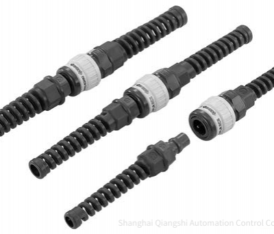 Japanese Nitto Quick Connector Female Connector, Polyurethane Air Pipe Connector With Kink Protection Ring ha - 65sng photo-2