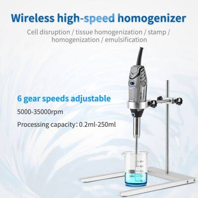Tuohe handheld homogenizer F6-10 laboratory dispersion homogenizer 250ml