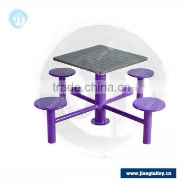 Garden Park Games Galvanized Steel Compositional Outdoor Fitness Equipment Modern Chinese Giant Chess Table Set