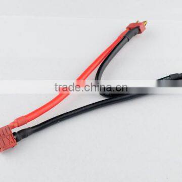 T Plug Wire Switch Cable Connector 1F & 2M 12AWG Soft Silicone Wire photo-3