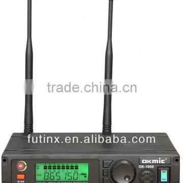 OK-1000 Single channel UHF PLL wireless microphone system