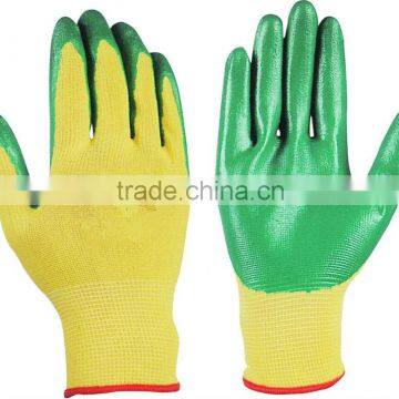 Nitrile coated glove,portable nitrile coated gloves with 7G/10G(provide more protection)