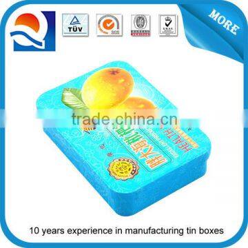 Chinese Custom Rectangle Candy Tin Box Candy Tin Packaging Manufacture