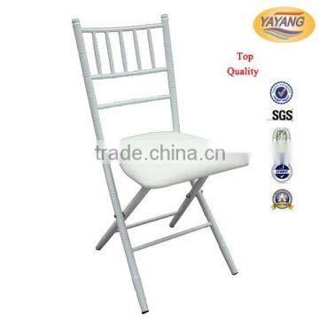 Wholesale Portable Folding Padded White Chiavari Chair