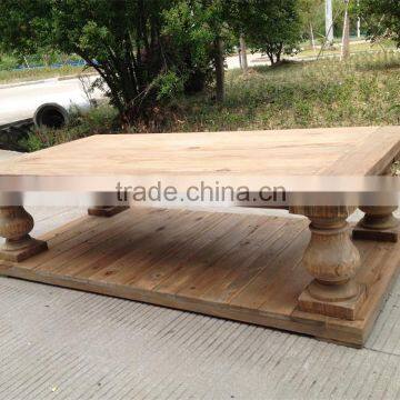 RE-1503 Measurement Manufacture Wood Dining Table Seats 12