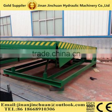 ISO stationary hydraulic barrier free lifting loading yard ramp for sale