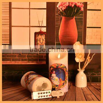 Christmas Gift Home Decor Wax Battery Operated Candle Led Light photo-5