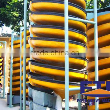 Best ore beneficiation machine--gravity spiral construction chute