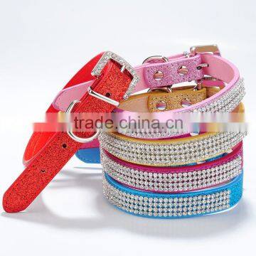 Manufacturer wholesale fine bright diamond pet dog collars
