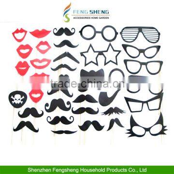 38pcs On A Stick Mustache Photo Booth Props                        
                                                Quality Choice