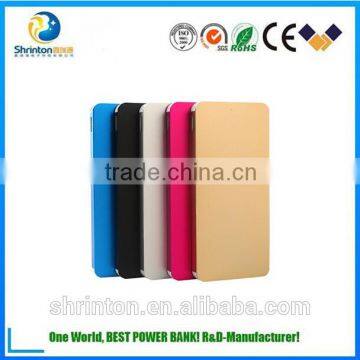 Ultra thin External Power Bank Backup Battery Charger 6000mah