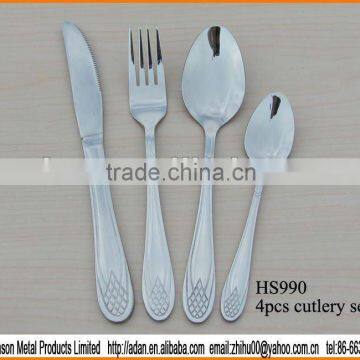 Stainless Steel Cutlery Set - Knife/Spoon/Fork photo-4