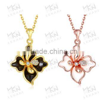 [vogue & fashionable] flower pendant link chain necklace                        
                                                Quality Choice