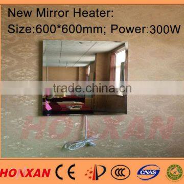 new far infrared mirror heater for bathroom usage with CE 360W