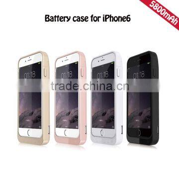 External power battery case for IPhone6 5800mAh