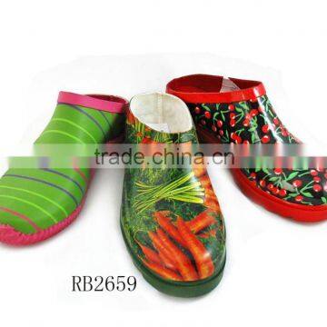 Ladies' Cheap Garden Rubber Rain Boots /Garden Rubber Boots /Rain Boots