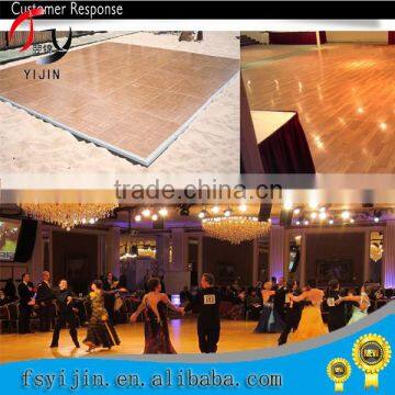 new design interlock dance floor material