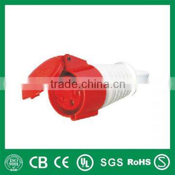 WL 380v 16a triple industrial plug socket and plug