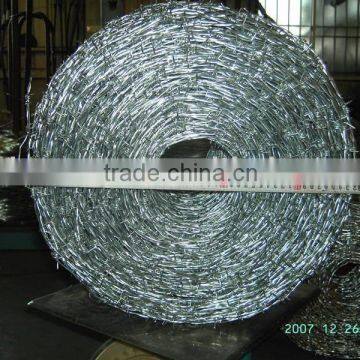 Barbed wire coil