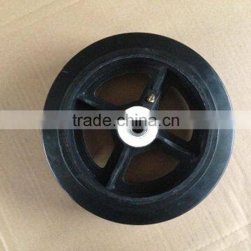 150X50MM heavy duty iron rubber wheel