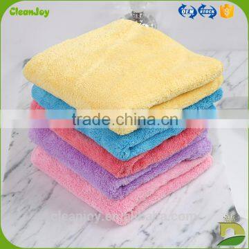 low MOQ microfiber softtextile cut pile face towel