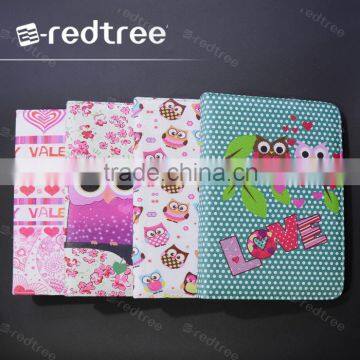 Chinese Cute Lady Girl Protector Leather Cover Tablet Cases for Ipad photo-3