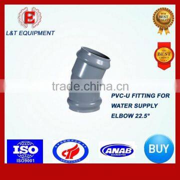 Competitive Price Pvc Pipe Elbow 22.5 For Water